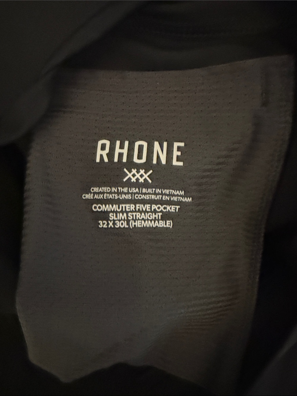 Label on clothing
